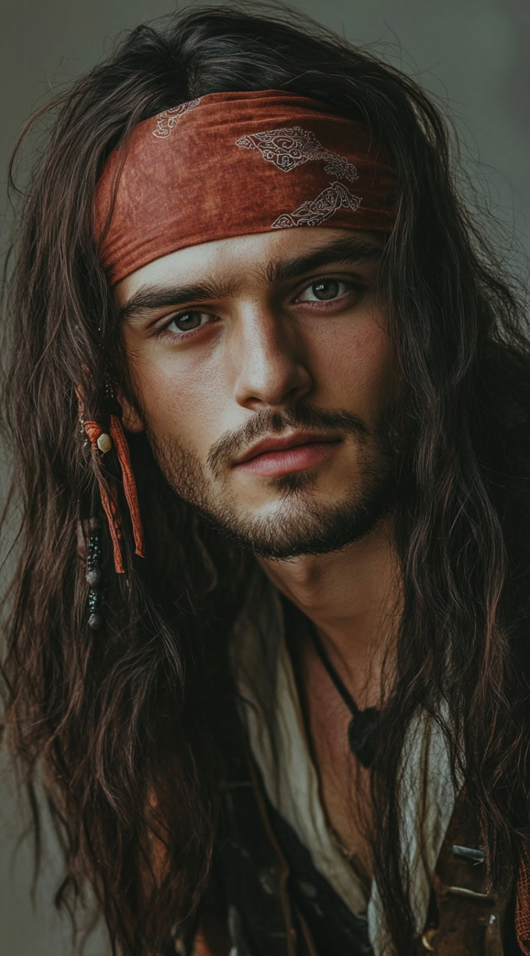 36 Pirate Hairstyles for Men: Rugged and Authentic Looks for Halloween