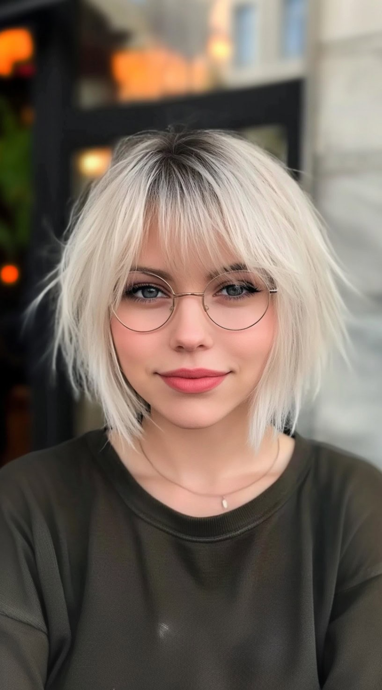 27 Shaggy Bob Hairstyles for Fine Hair and Round Faces: Flattering Ideas to Add Shape and Volume