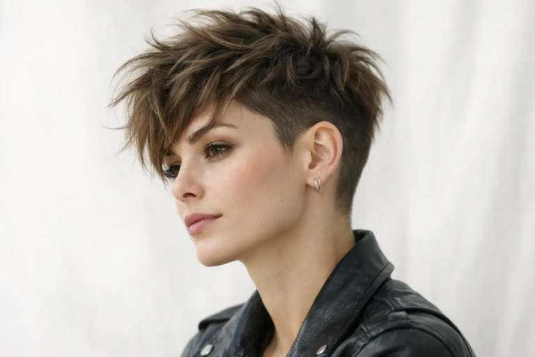 12 Very Short Pixie Haircut Design Ideas with Shaved Sides for a Bold Modern Look