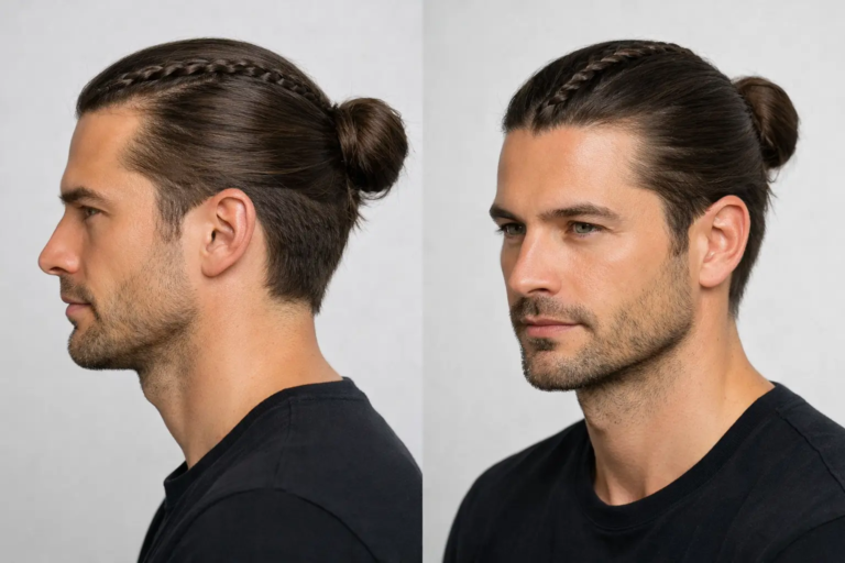 Top 07 Stylish Braids And Man Bun Looks: 17 Design Ideas For Guys
