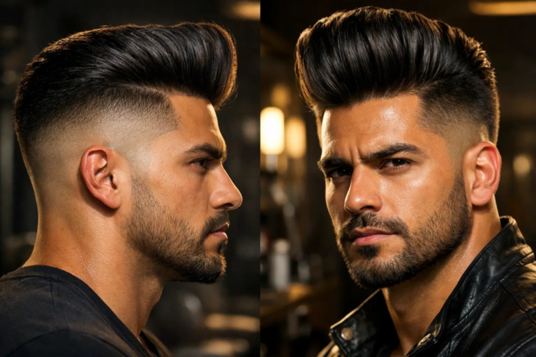 16 Best Pompadour Haircuts For Thick Hair Men!
