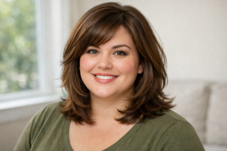 16 Medium Hairstyles for Plus Size Women That Flatter Every Face