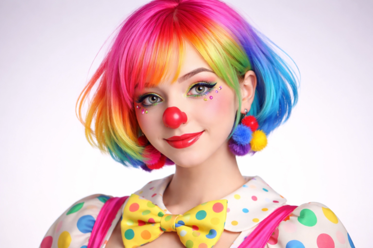 16 Clown Hairstyle Ideas That Are Fun, Colorful, and Full of Personality