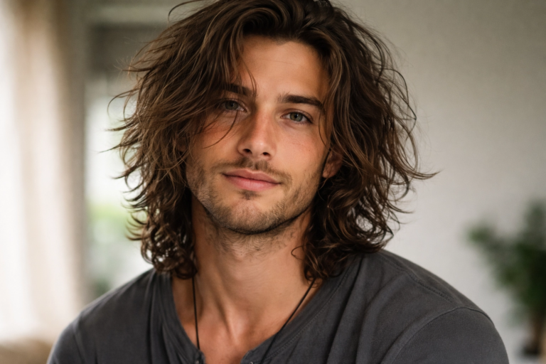 16 Hairstyle Ideas for Long Haired Men Curly Straight Braids and More