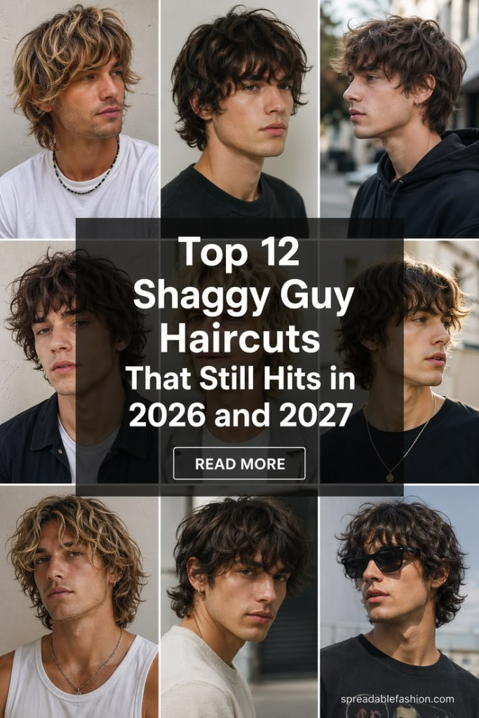 Shaggy haircuts for men 2026