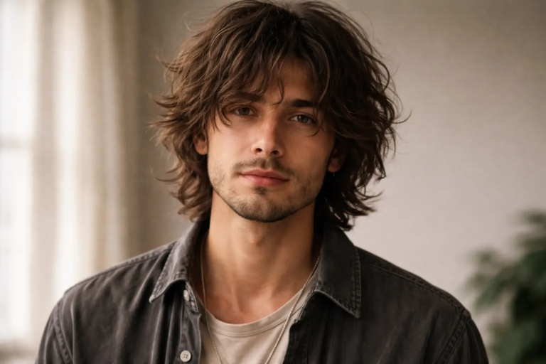 18 Men’s Shoulder Length Hair Ideas 2026