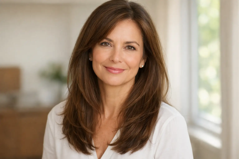 18 Flattering Long Hairstyle Ideas for Women Over 50 With Style