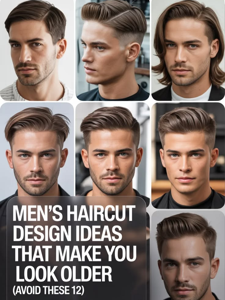 Men's Haircut ideas that make you look older