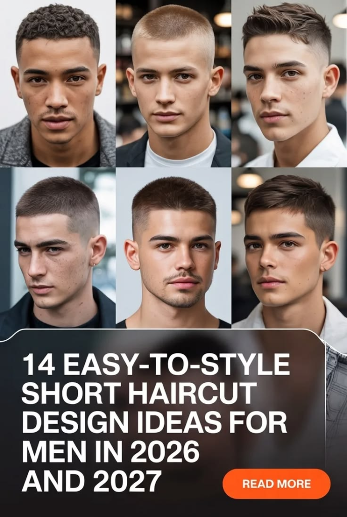 Easy short haircuts for men 2026 