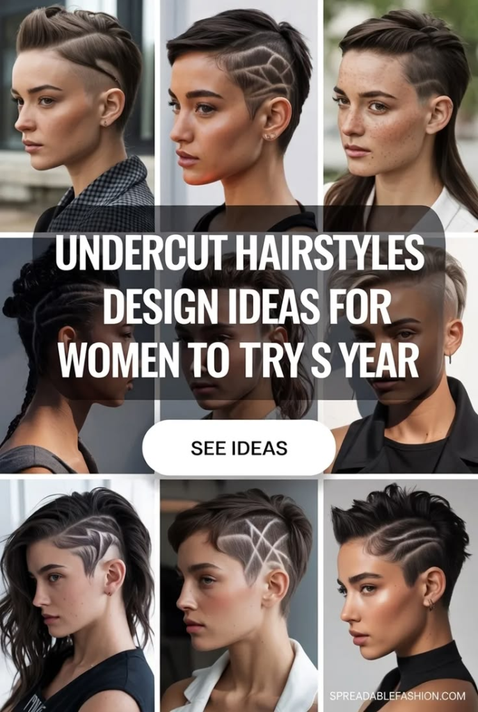 Undercut hairstyles for women 2026