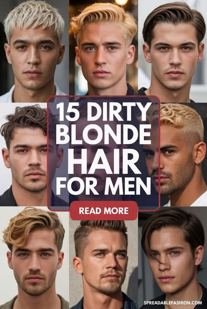 Dirty blonde hair for men 