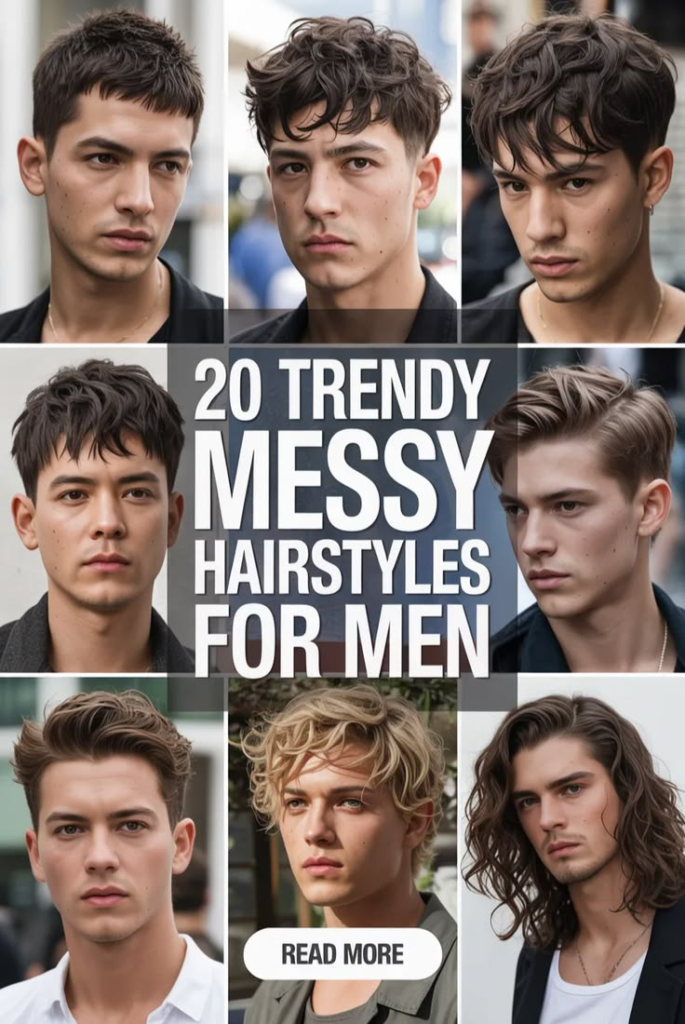 Trendy Messy Hairstyles for Men 2026 