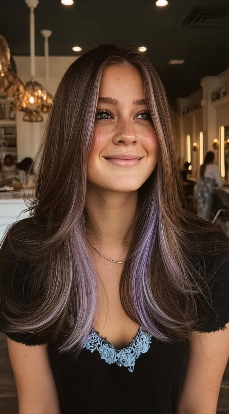 21 Peekaboo Highlights for Dark Hair Ideas: Unveil Your Inner Glam