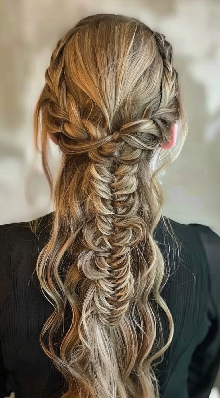 28 Half-Up Fishtail Braid Hairstyles: Effortlessly Gorgeous Looks to Try Now