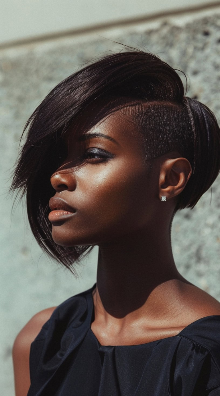 22 One Side Shaved Hairstyles for Black Women: Bold and Beautiful Ideas to Inspire Your Next Look